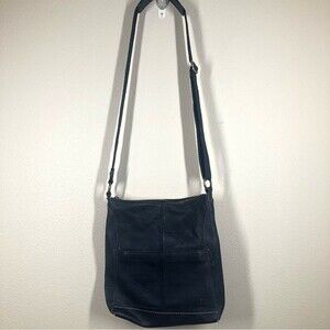 The Sak Lucia Leather Crossbody Bag Blue Everyday Casual Purse